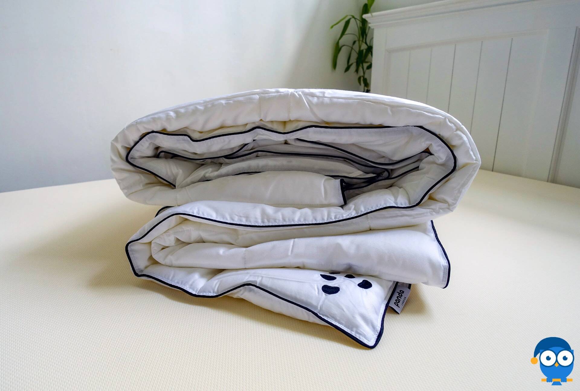 Panda Cloud duvet folded